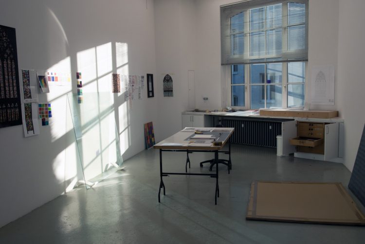 arbeit am domfenster